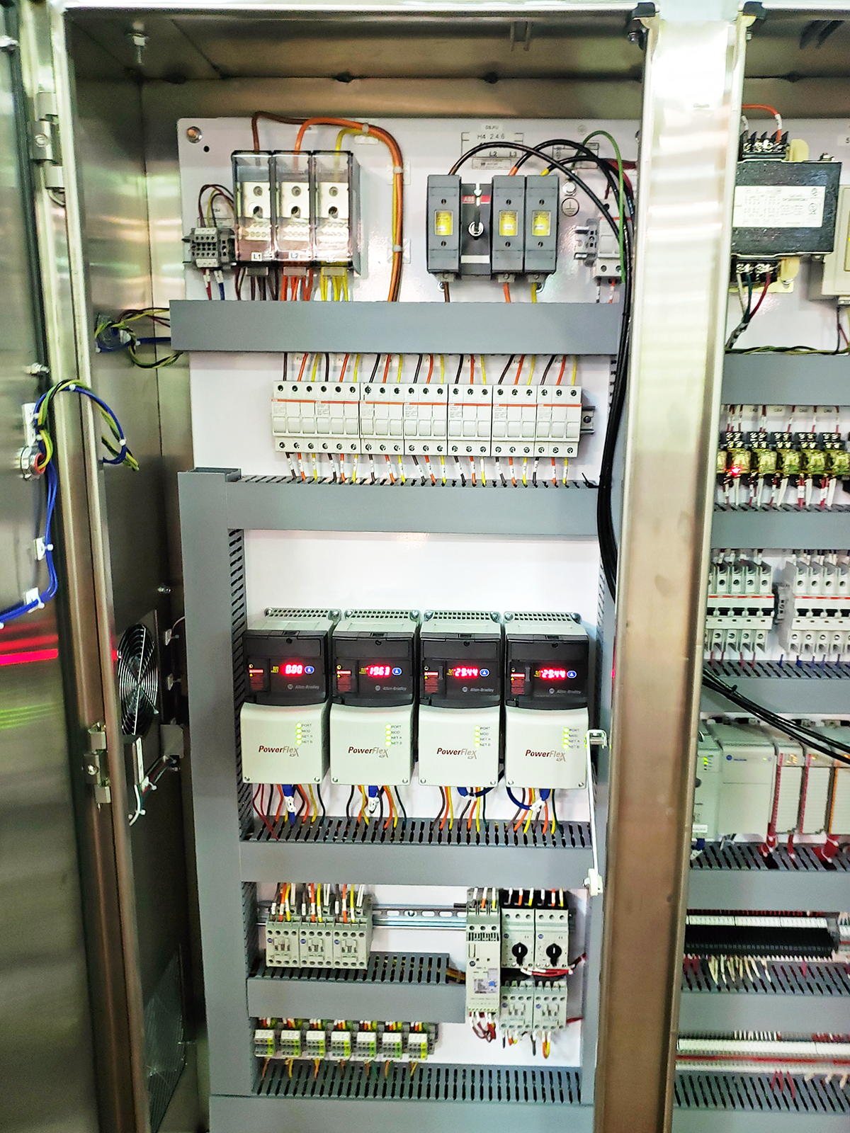 control panel layout